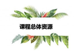 课程总体资源