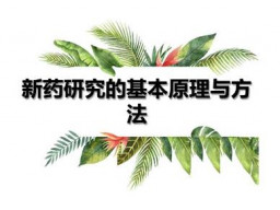 新药研究的基本原理与方法